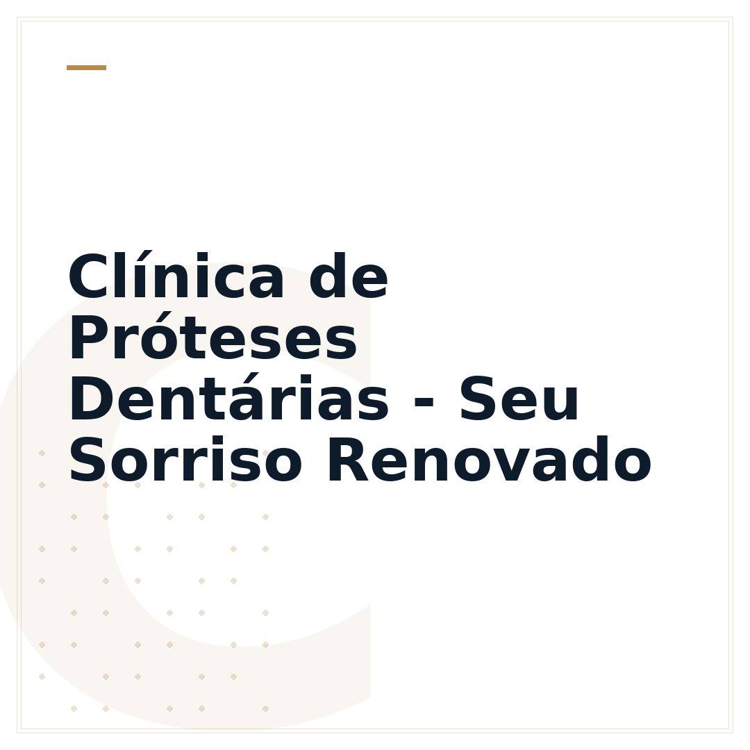 Clínica de Próteses Dentárias - Seu Sorriso Renovado