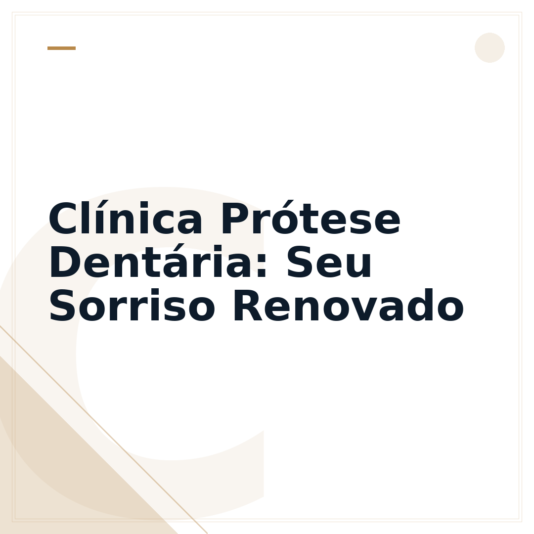 Clínica Prótese Dentária: Seu Sorriso Renovado