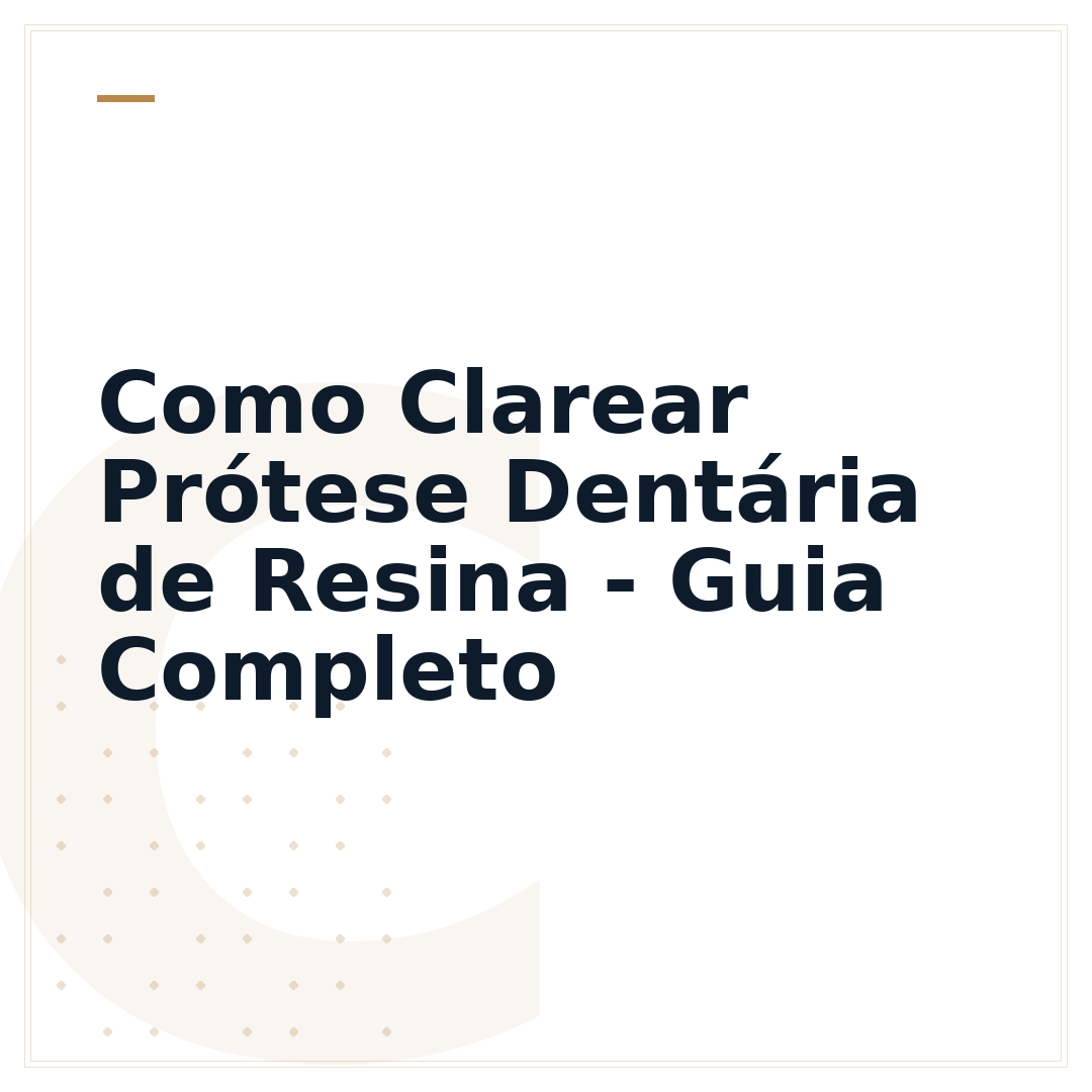 Como Clarear Prótese Dentária de Resina - Guia Completo