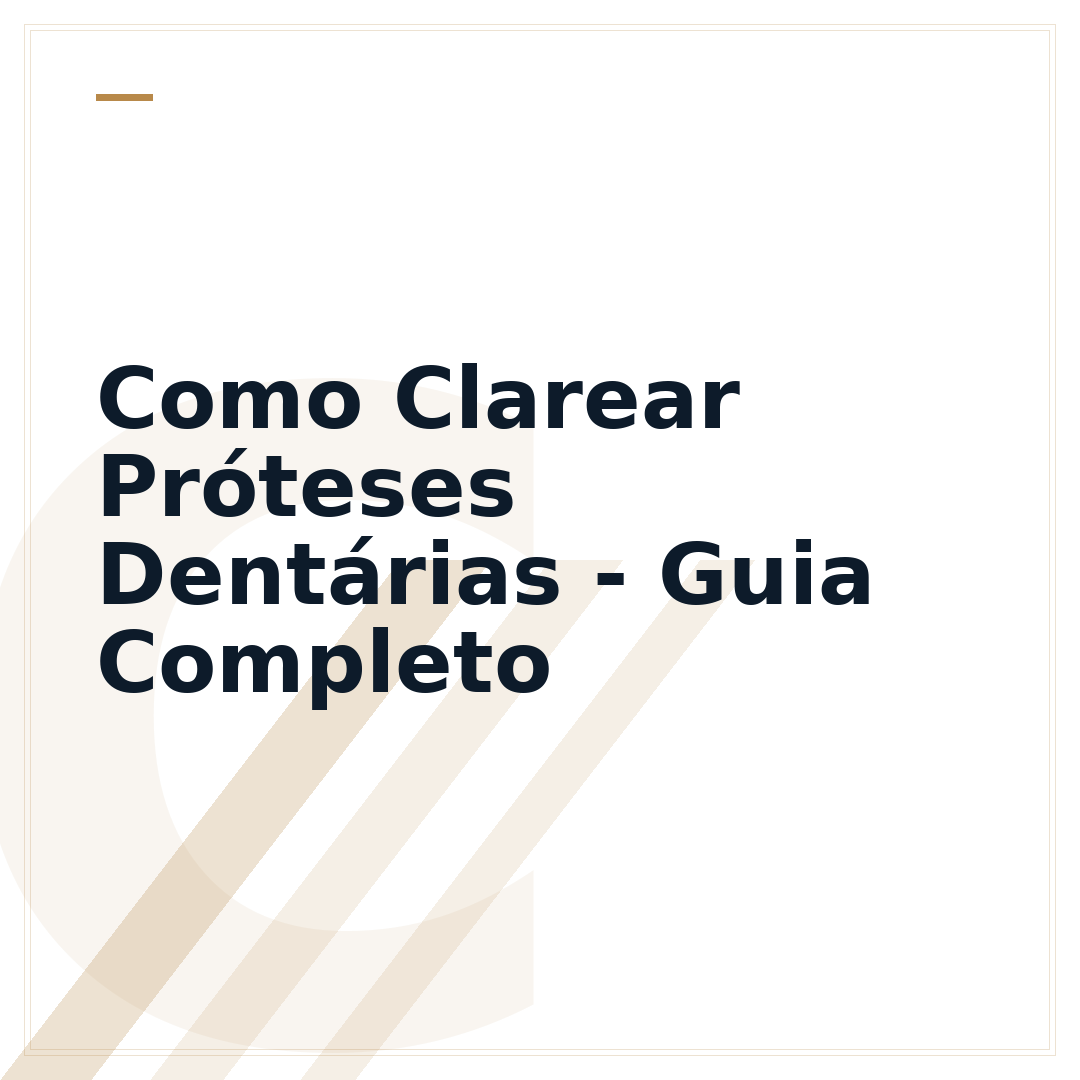 Como Clarear Próteses Dentárias - Guia Completo