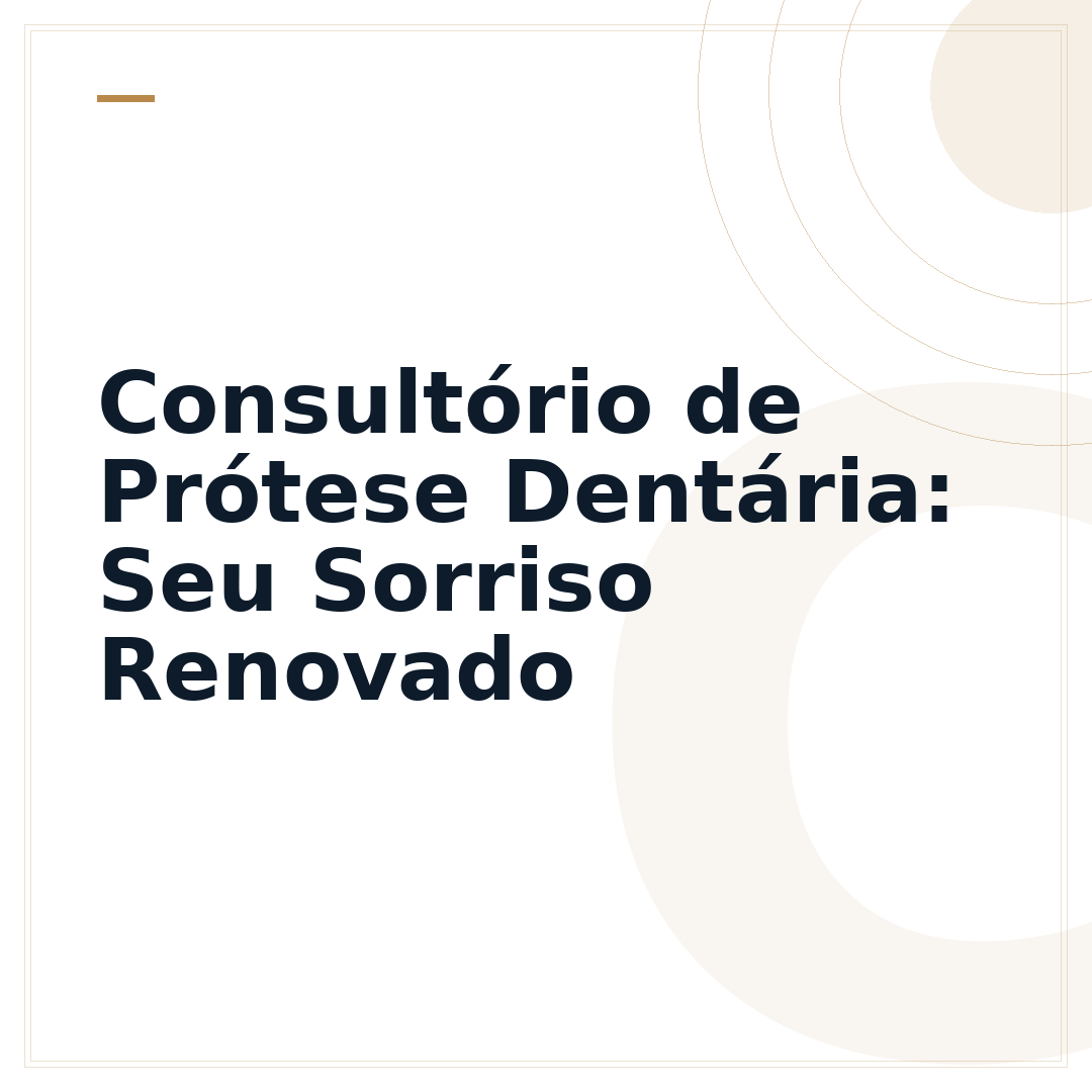Consultório de Prótese Dentária: Seu Sorriso Renovado