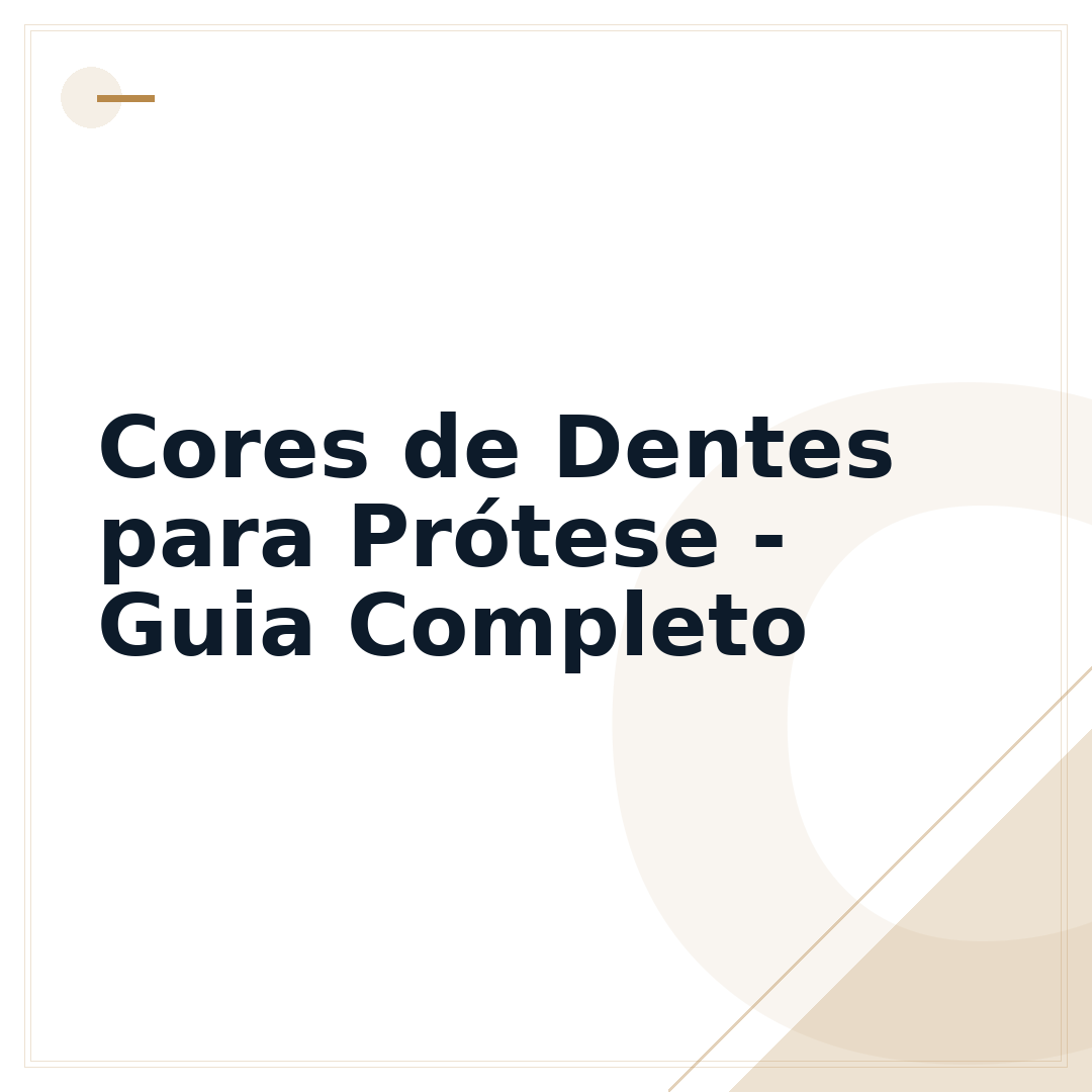 Cores de Dentes para Prótese - Guia Completo