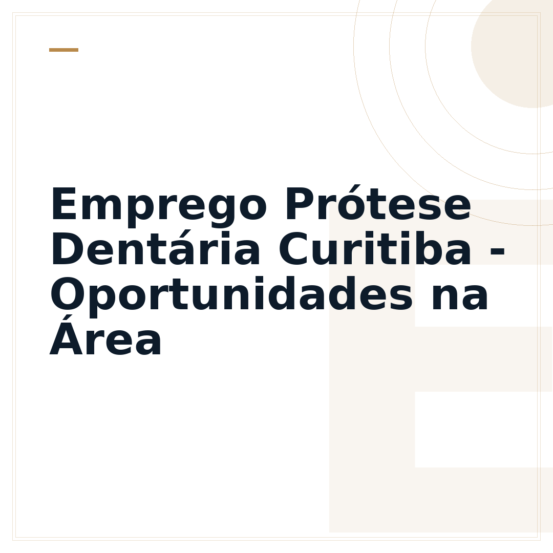 Emprego Prótese Dentária Curitiba - Oportunidades na Área