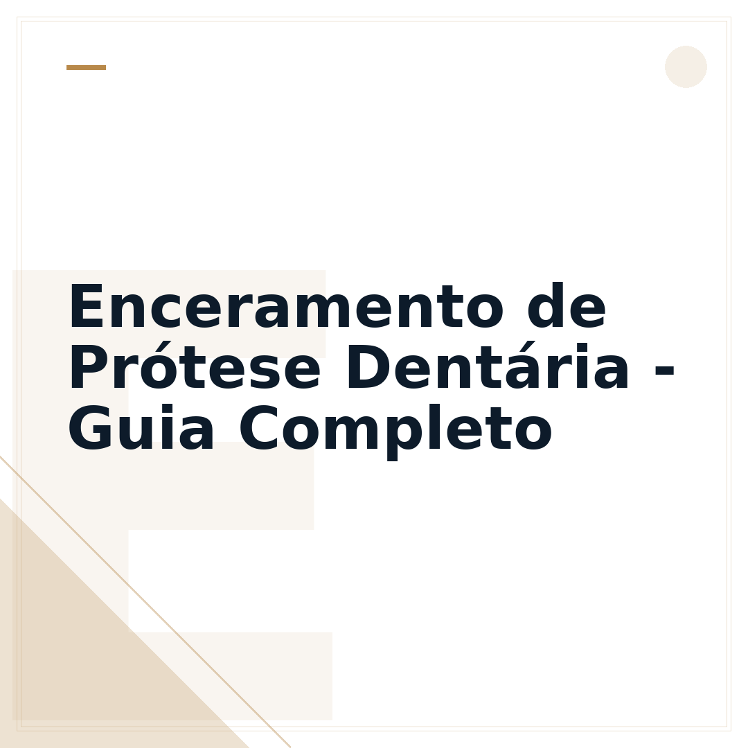 Enceramento de Prótese Dentária - Guia Completo