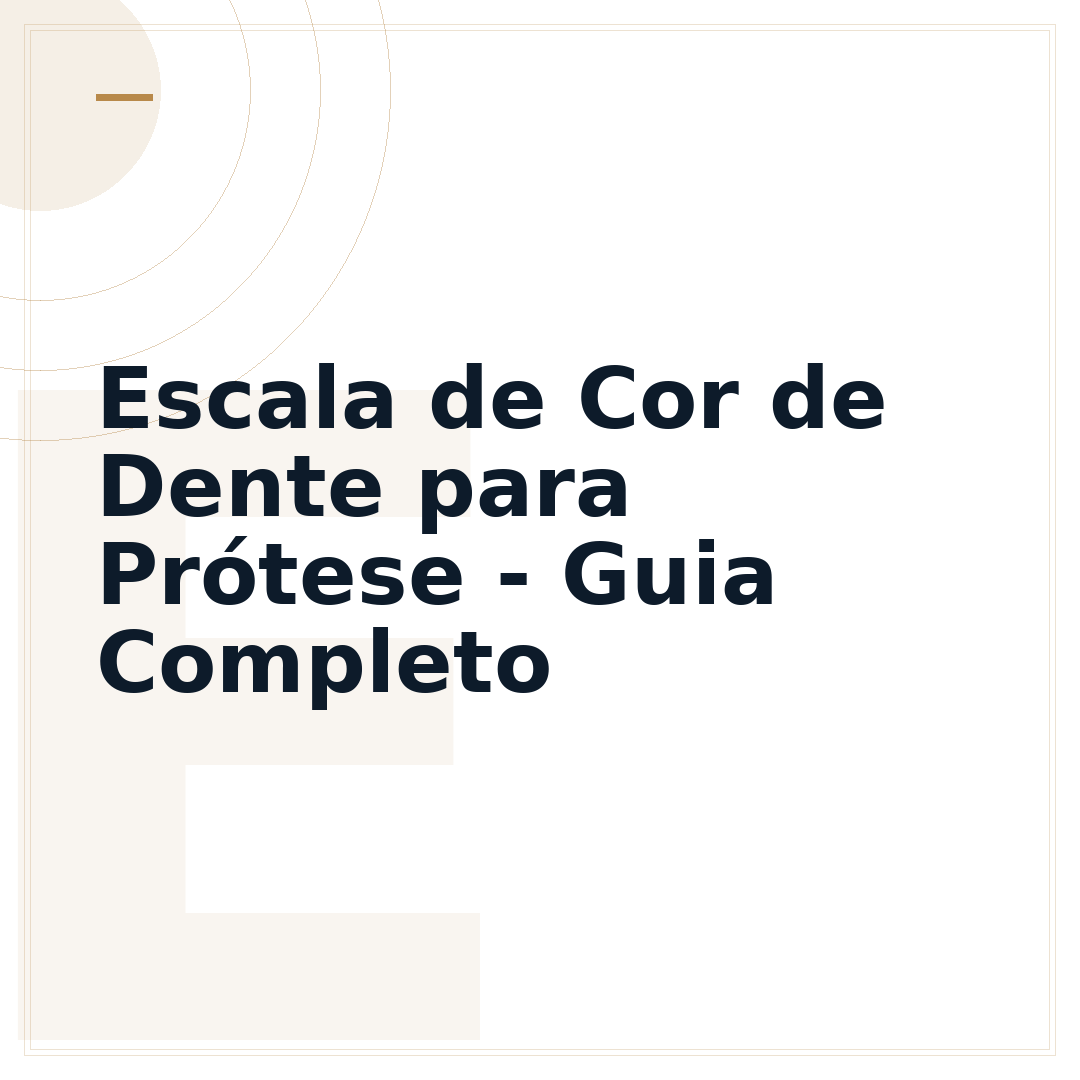 Escala de Cor de Dente para Prótese - Guia Completo