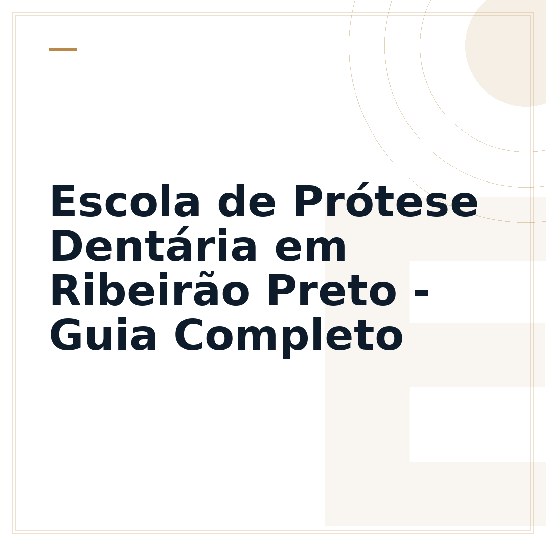 Escola de Prótese Dentária em Ribeirão Preto - Guia Completo