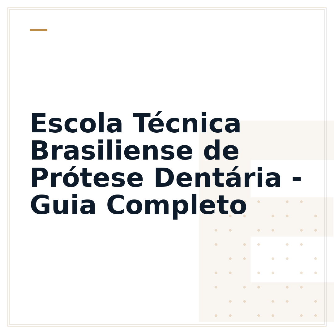 Escola Técnica Brasiliense de Prótese Dentária - Guia Completo