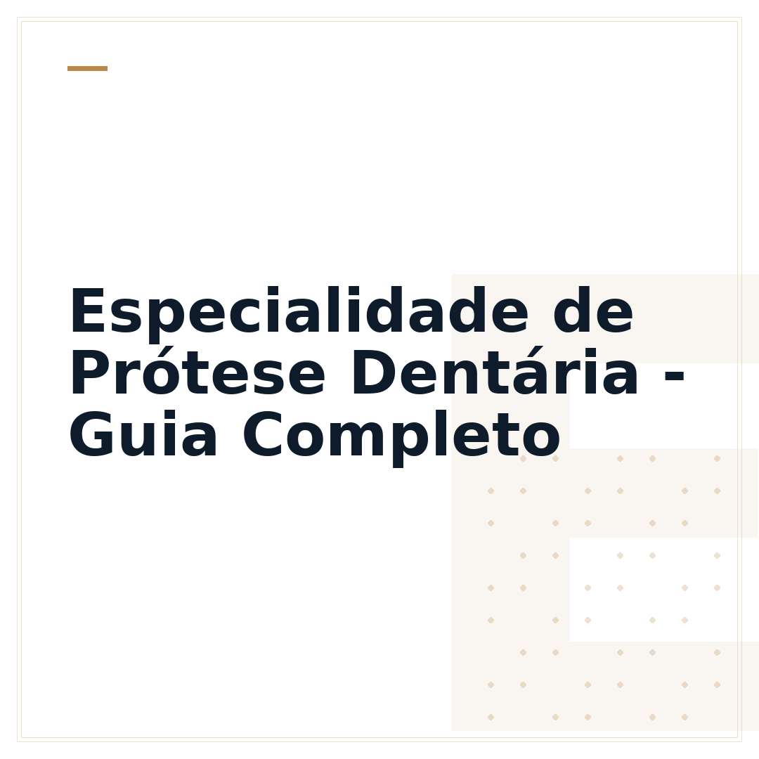 Especialidade de Prótese Dentária - Guia Completo