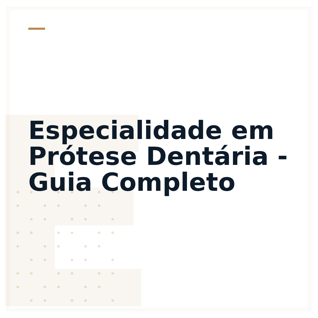 Especialidade em Prótese Dentária - Guia Completo