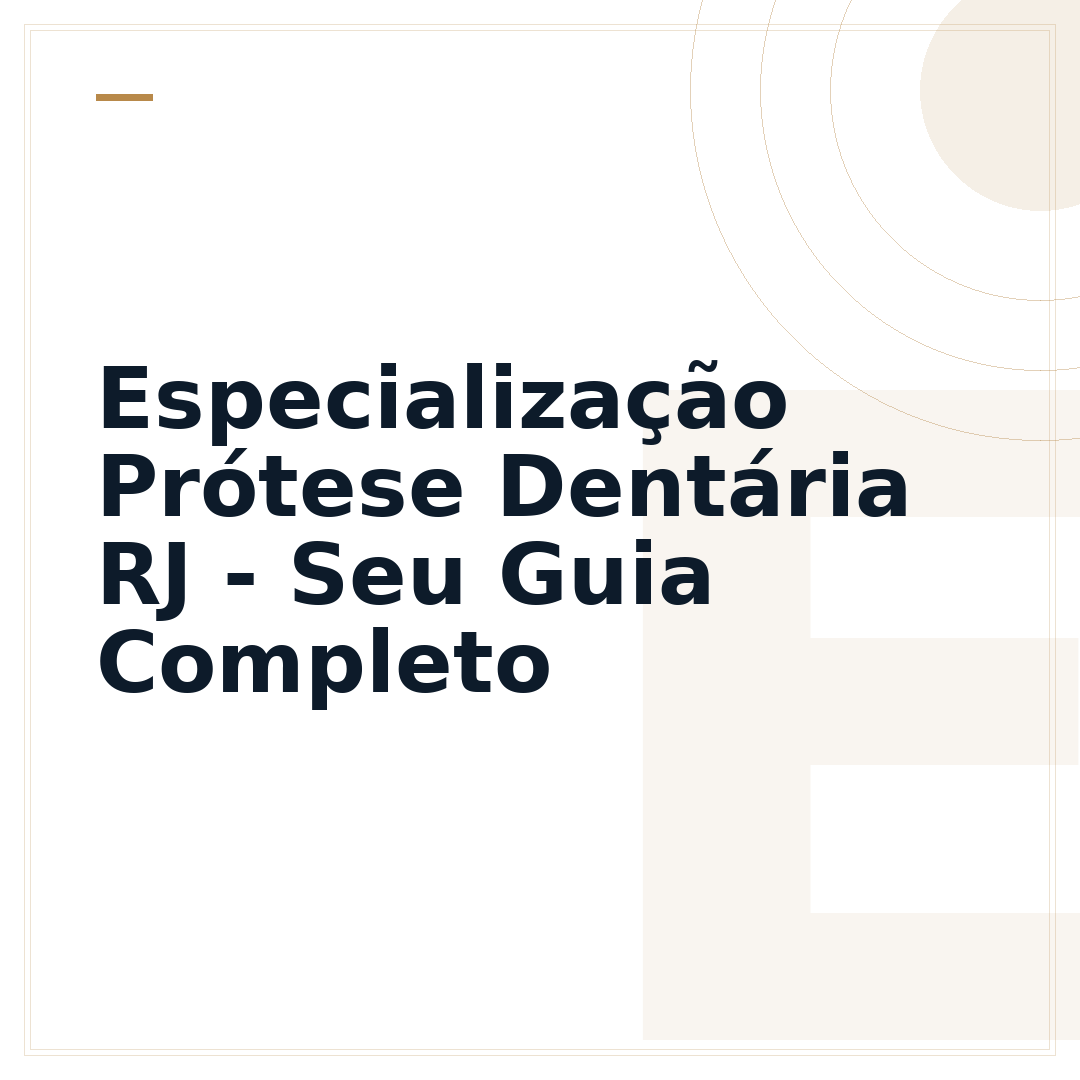 Especialização Prótese Dentária RJ - Seu Guia Completo