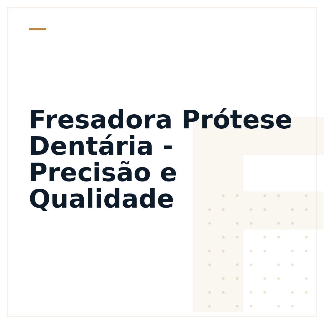 Fresadora Prótese Dentária - Precisão e Qualidade