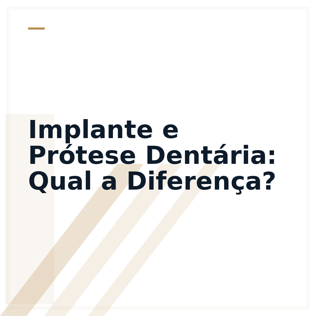 Implante e Prótese Dentária: Qual a Diferença?
