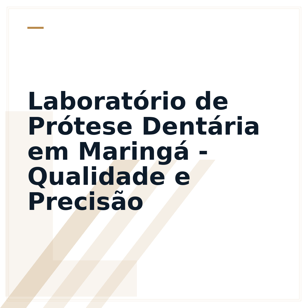 Laboratório de Prótese Dentária em Maringá - Qualidade e Precisão