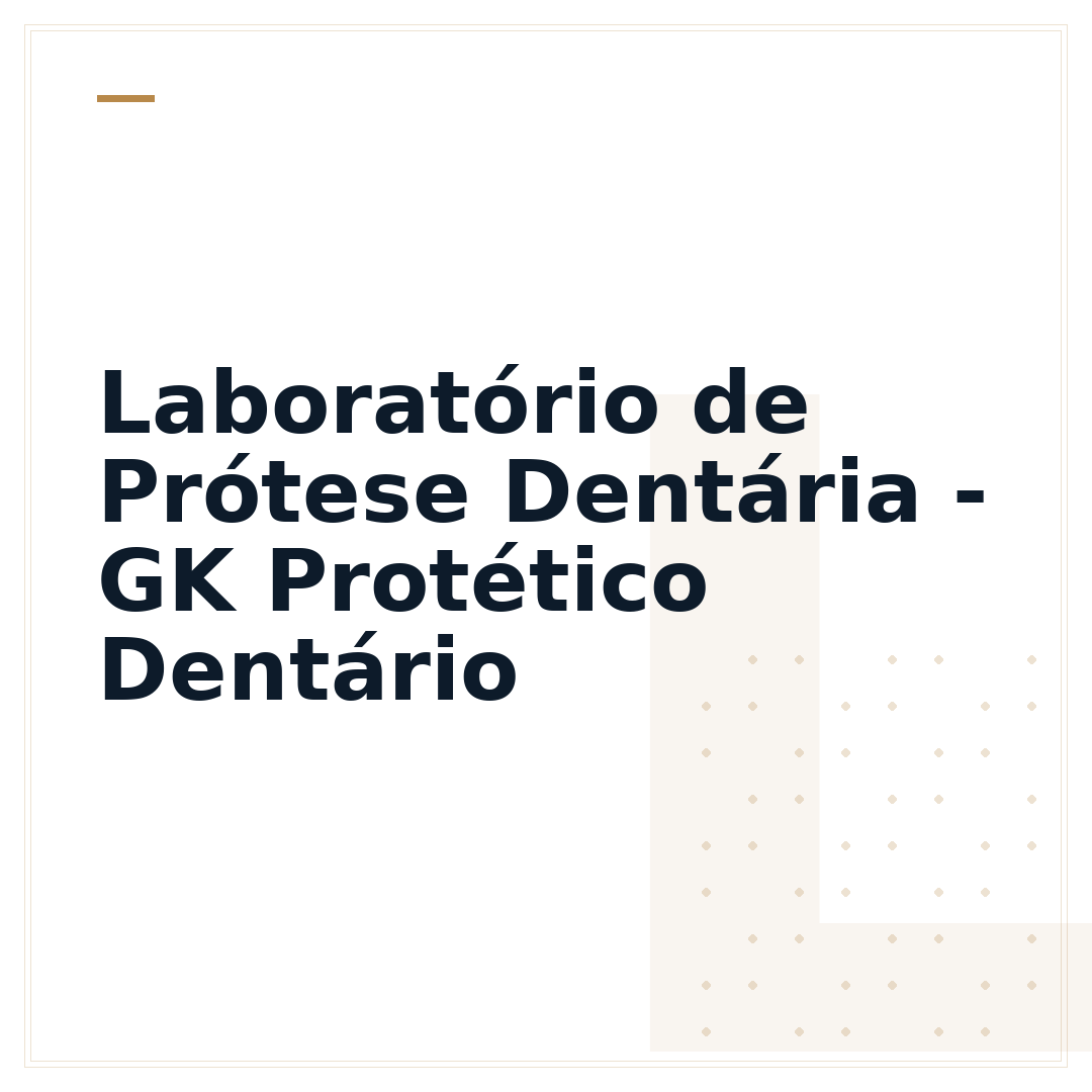 Laboratório de Prótese Dentária - GK Protético Dentário