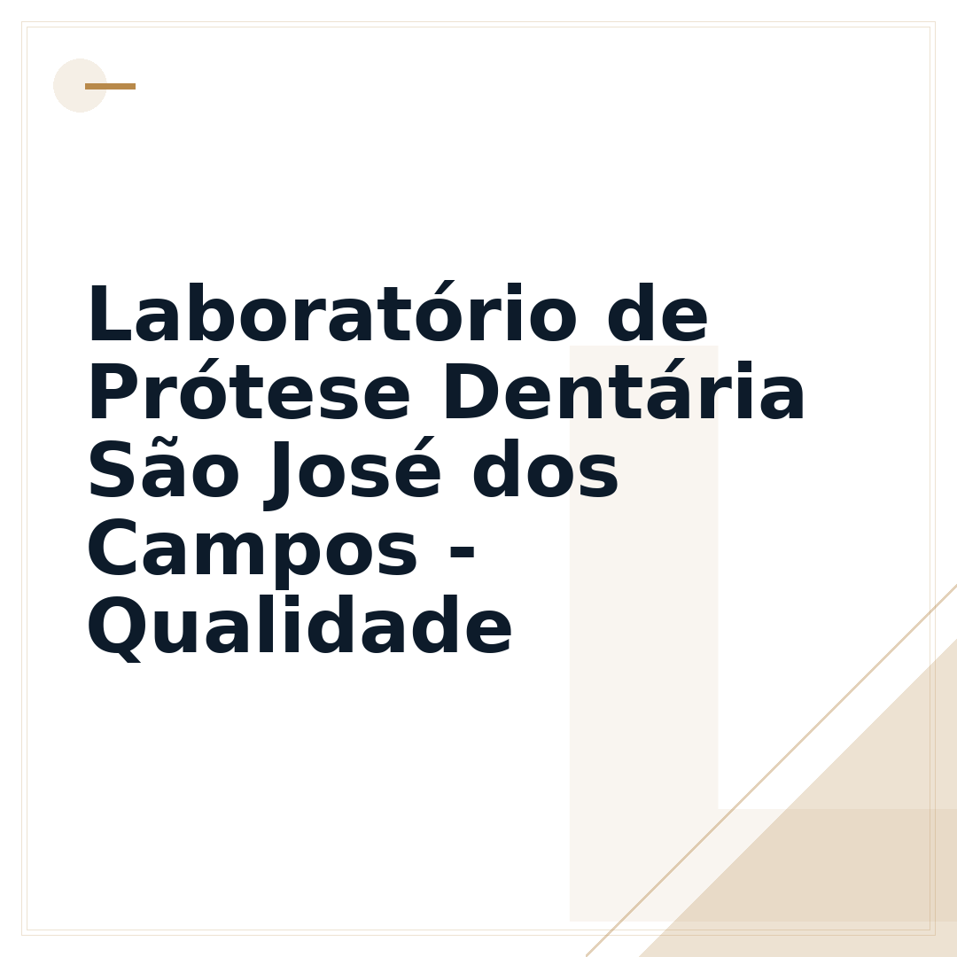 Laboratório de Prótese Dentária São José dos Campos - Qualidade
