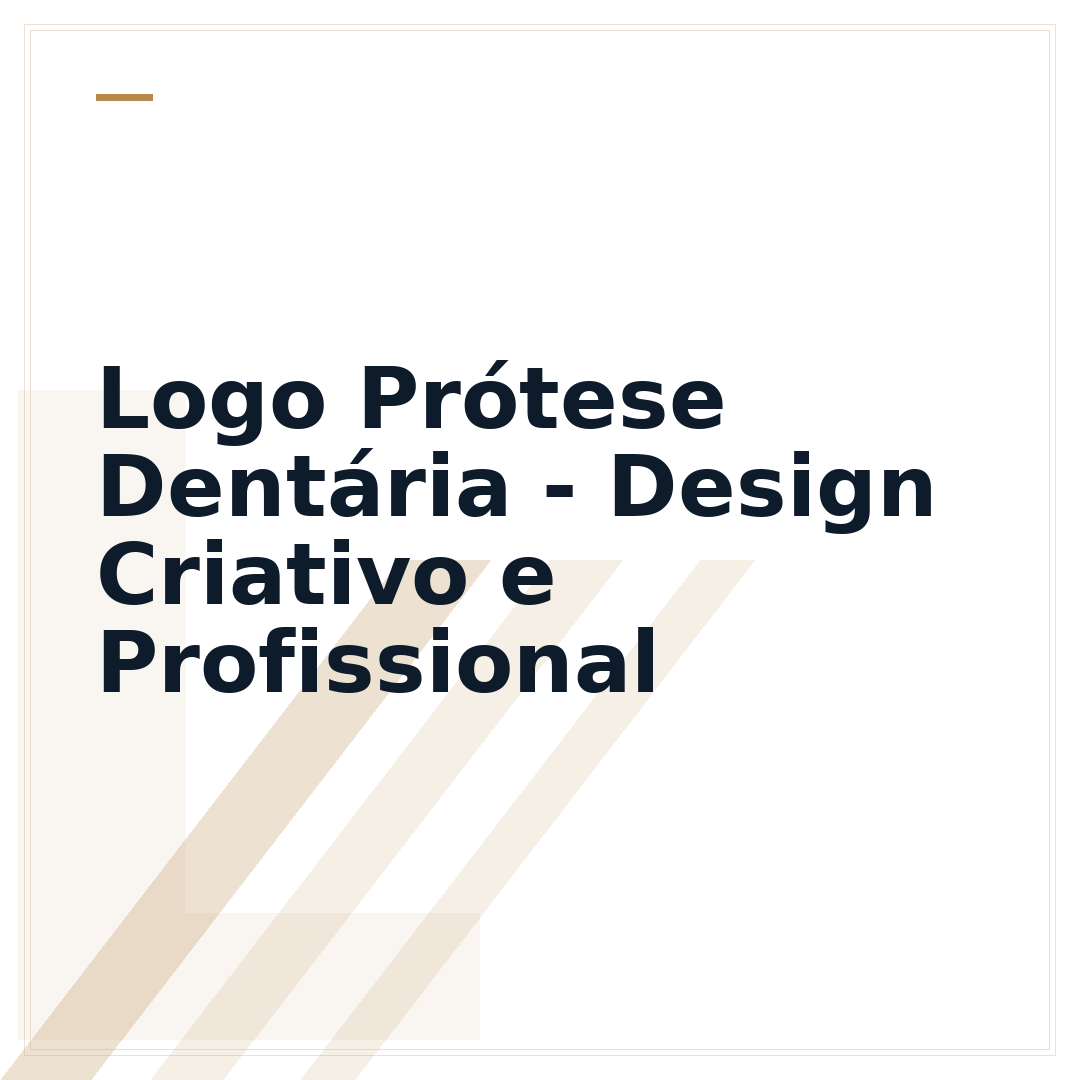 Logo Prótese Dentária - Design Criativo e Profissional