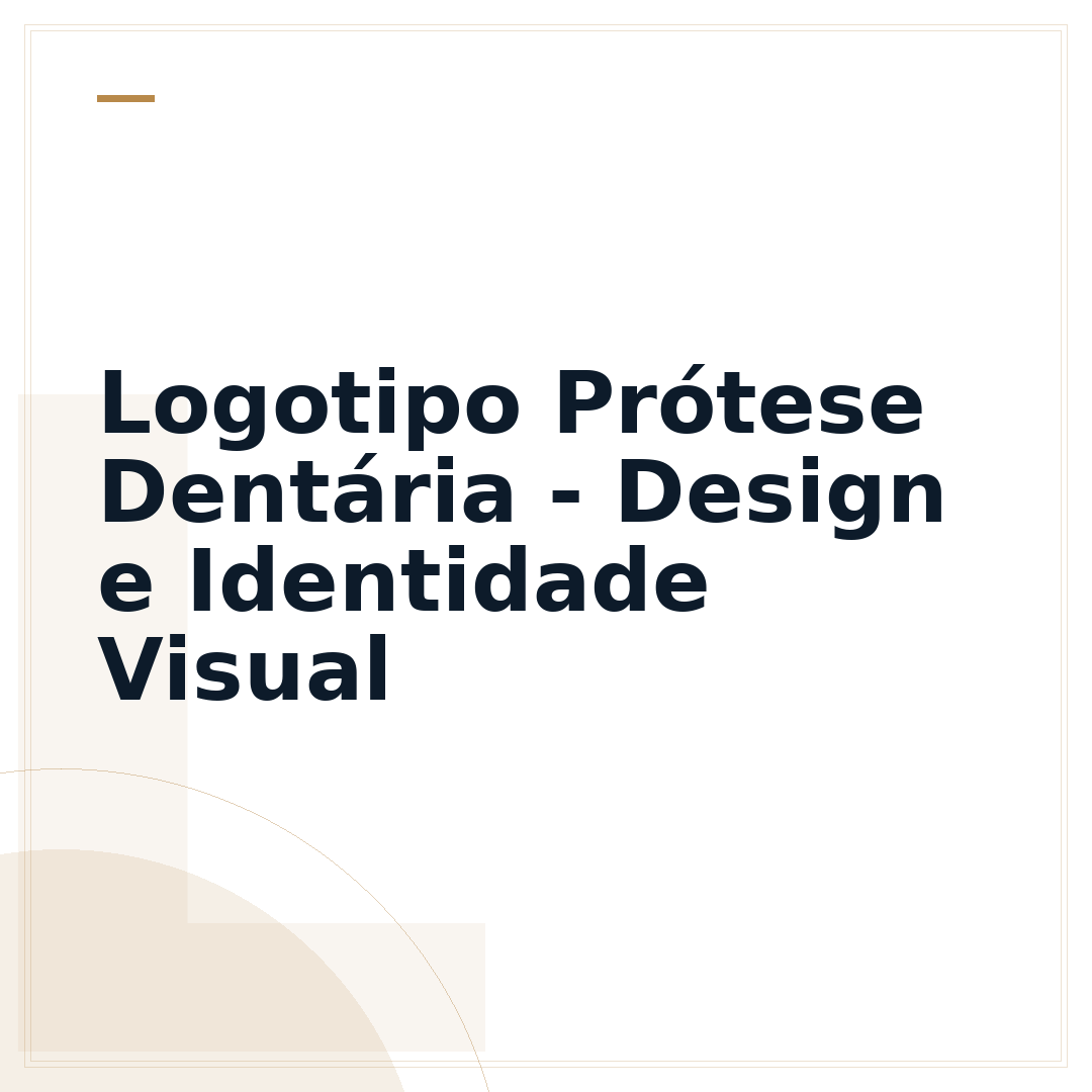 Logotipo Prótese Dentária - Design e Identidade Visual