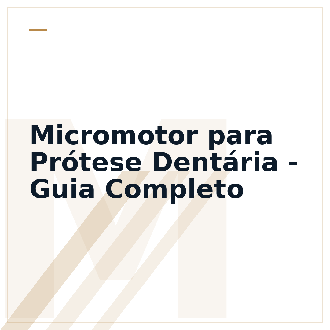 Micromotor para Prótese Dentária - Guia Completo