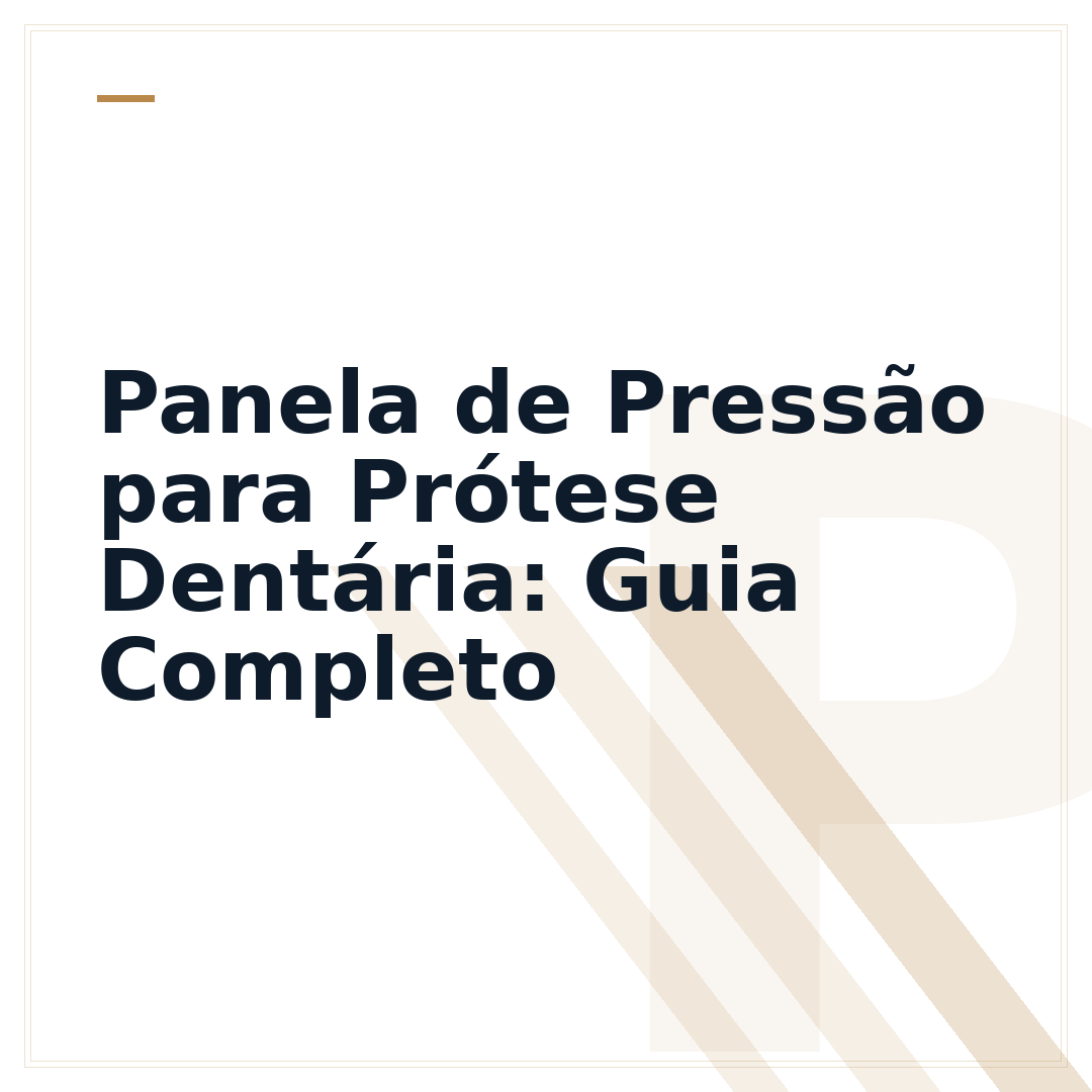 Panela de Pressão para Prótese Dentária: Guia Completo