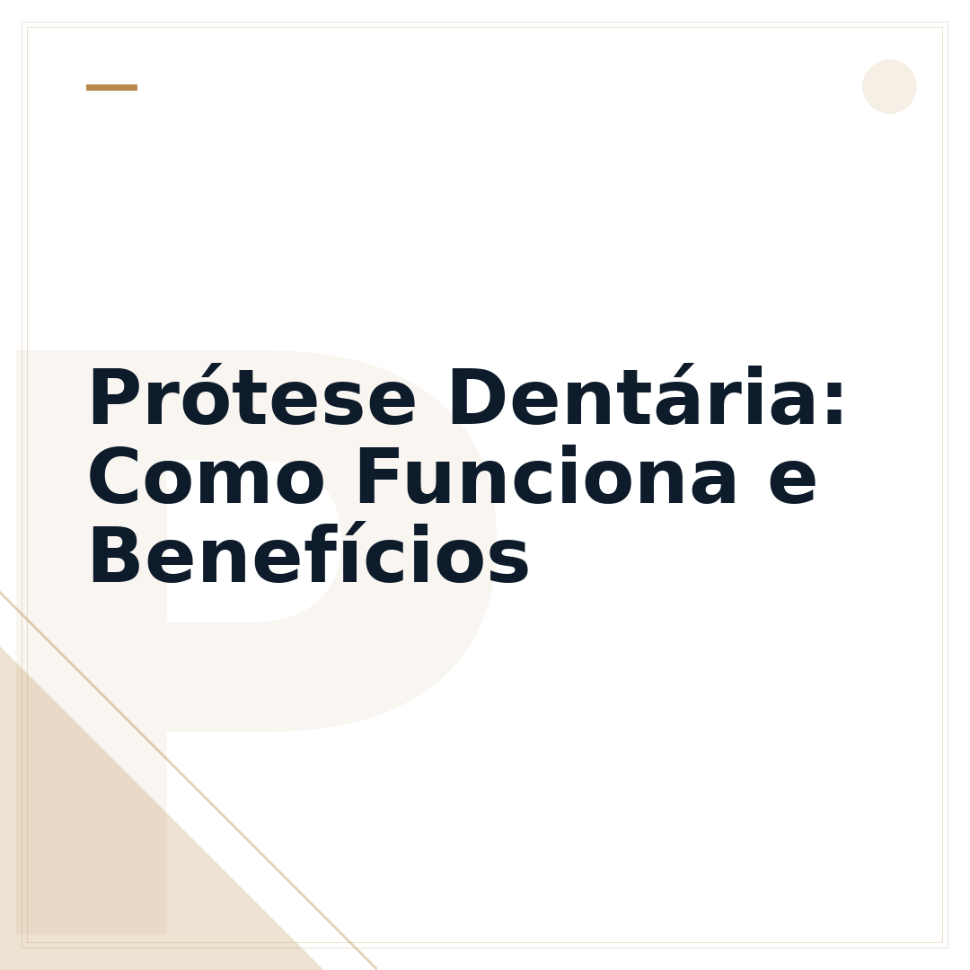 Prótese Dentária: Como Funciona e Benefícios