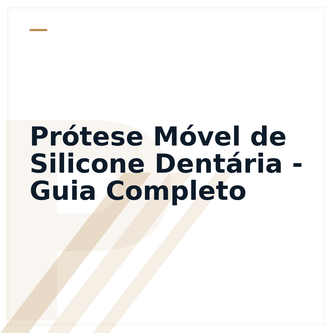 Prótese Móvel de Silicone Dentária - Guia Completo