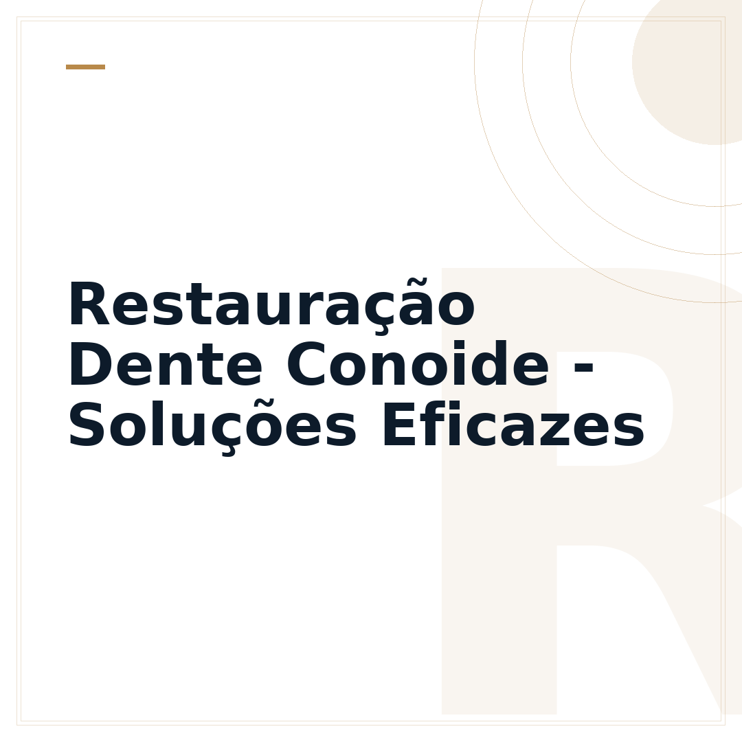 Restauração Dente Conoide - Soluções Eficazes