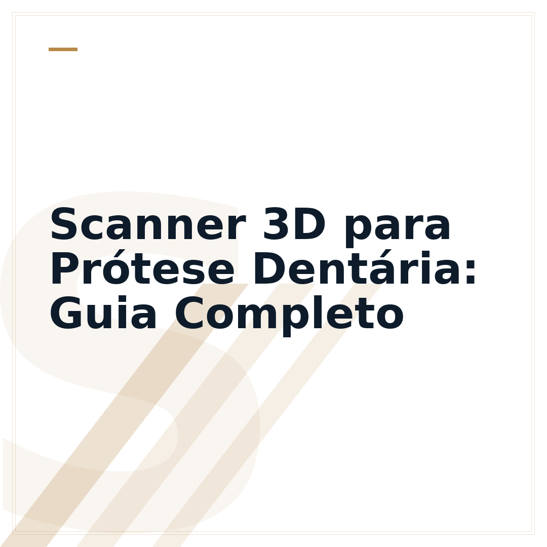 Scanner 3D para Prótese Dentária: Guia Completo