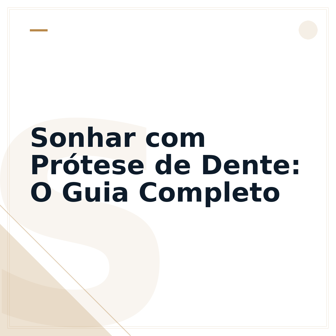 Sonhar com Prótese de Dente: O Guia Completo