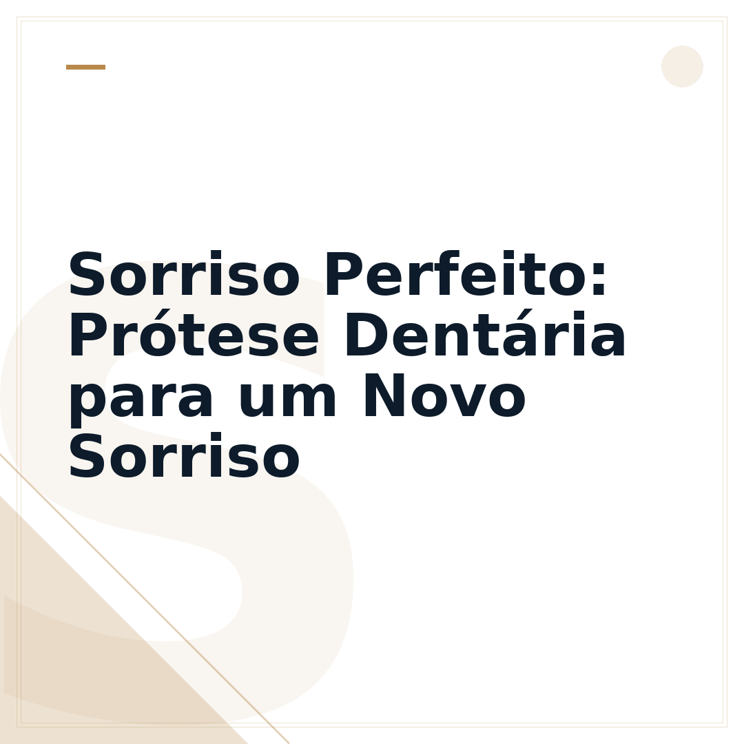 Sorriso Perfeito: Prótese Dentária para um Novo Sorriso