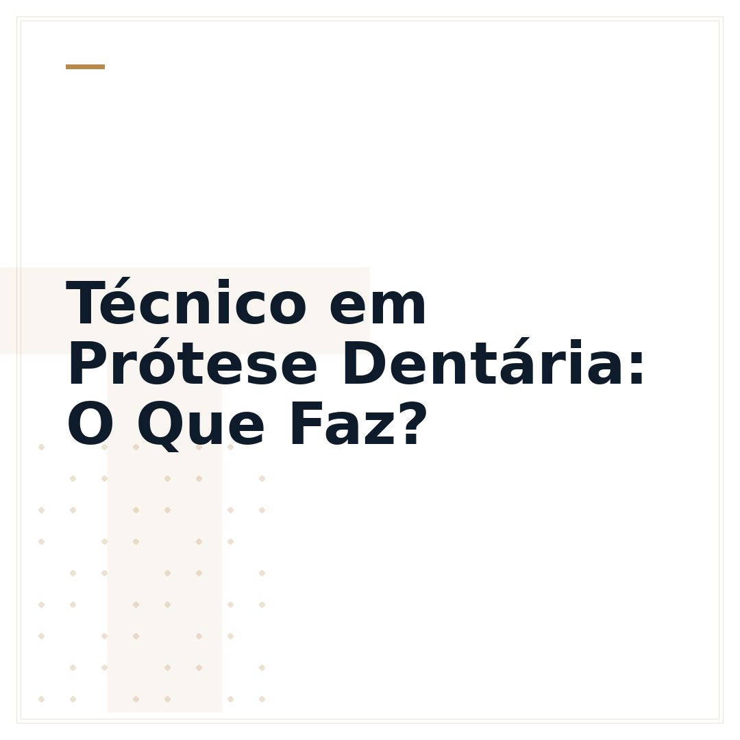 Técnico em Prótese Dentária: O Que Faz?