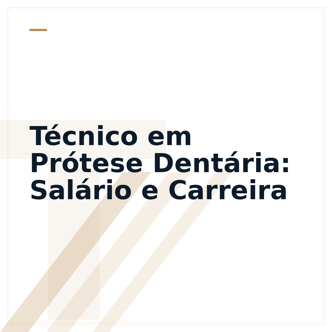 Técnico em Prótese Dentária: Salário e Carreira