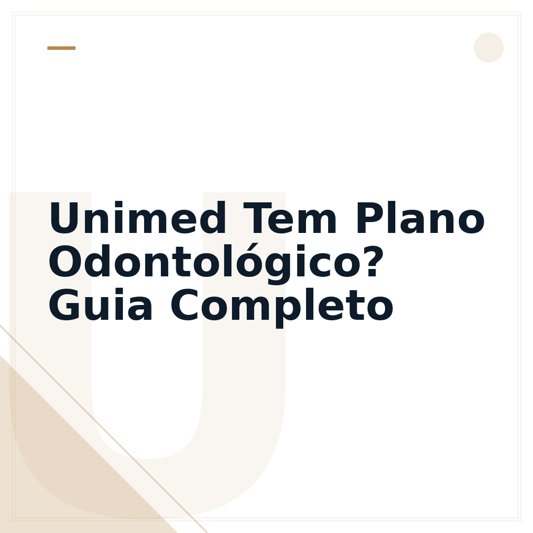 Unimed Tem Plano Odontológico? Guia Completo